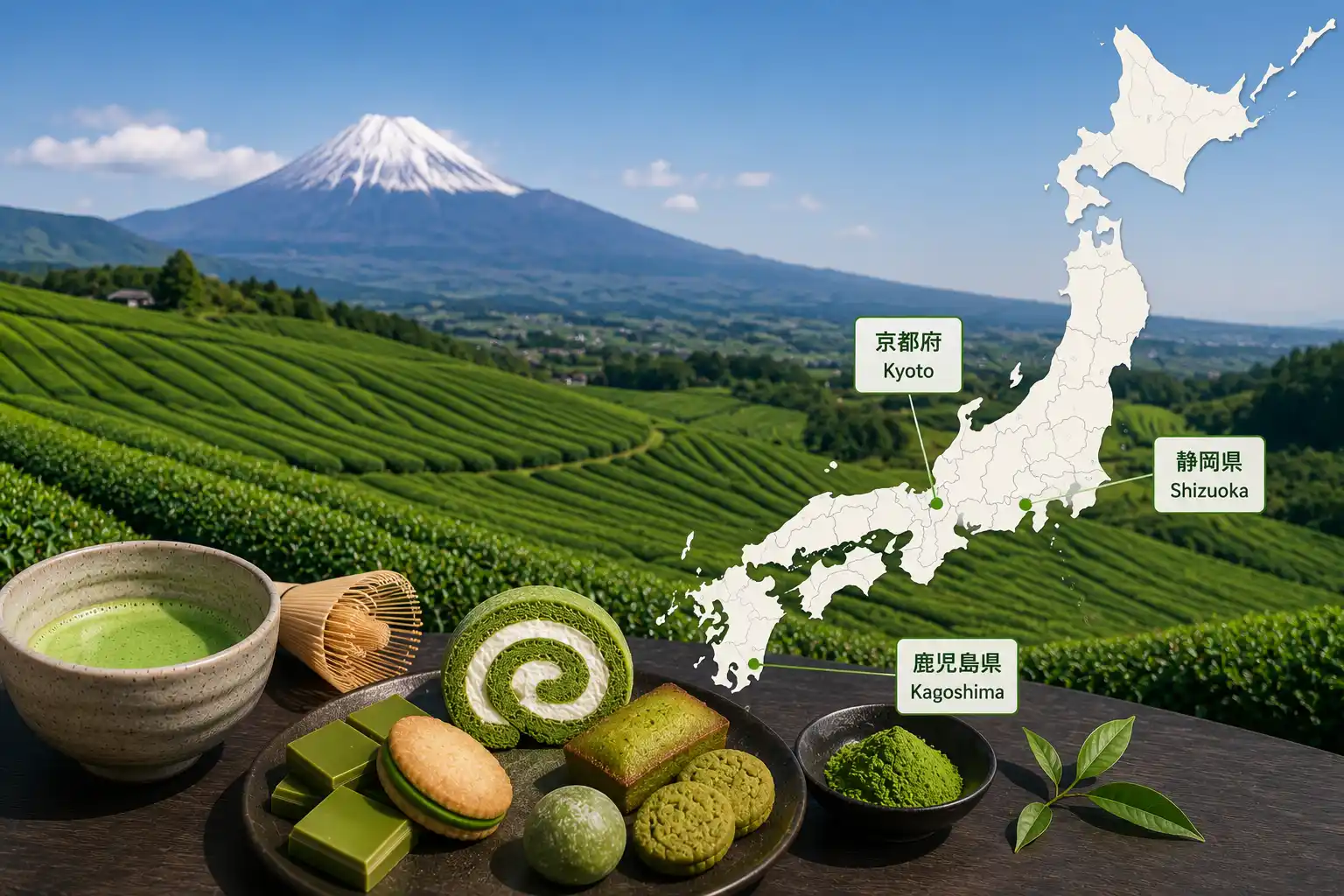 Japanese matcha sweets beyond Kyoto
