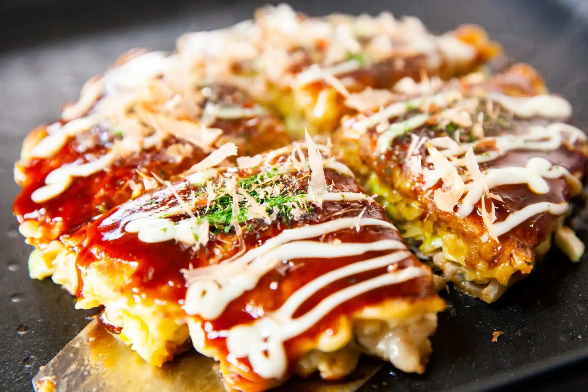 Okonomiyaki — Osaka-style savory pancake